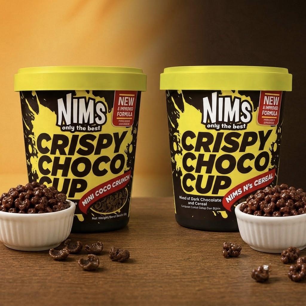Nims 酥脆巧克力杯 60g 2款任选(可可脆/谷物)