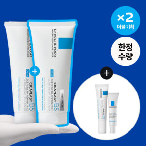 [线上限定/限量] 理肤泉 Cicaplast 多效修复霜 100ml 双支企划装 (+15ml+Cica精华 7.5ml)