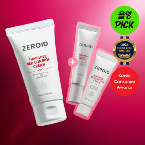 [10月 Olive Young精选] Zeroid Pimprove Red Control 霜 pH4 80ml 企划装 (+面霜 10ml+安瓶 7ml)
